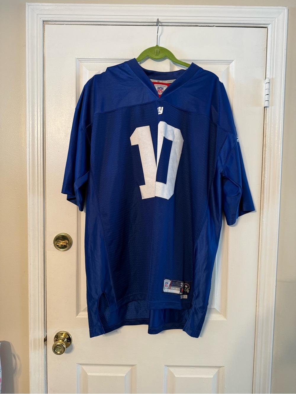 New York Giants Eli Manning  #10 Blue Football Jersey